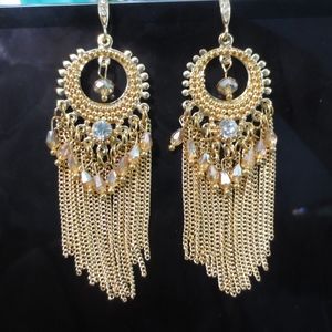 Golden Statement Earrings